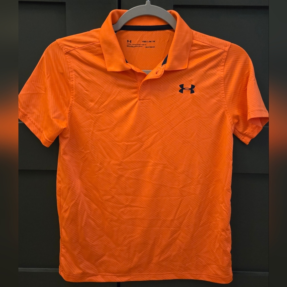 Under Armour Kids Bright Orange Polo